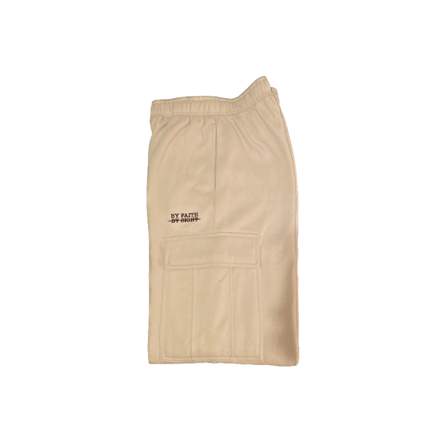 By Faith Wide-leg Cargo Sweatpants