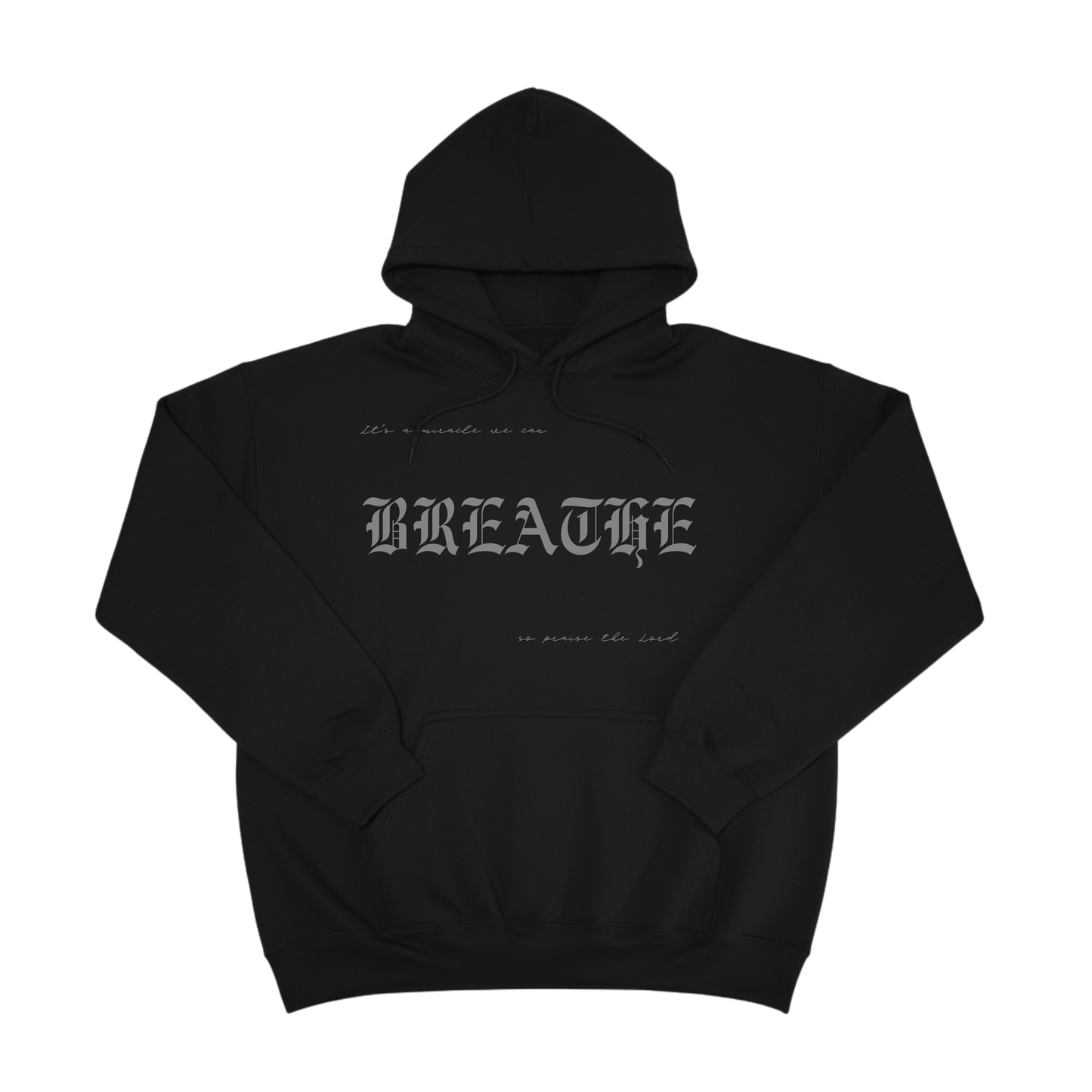 "Breathe" Hoodie - BLACK