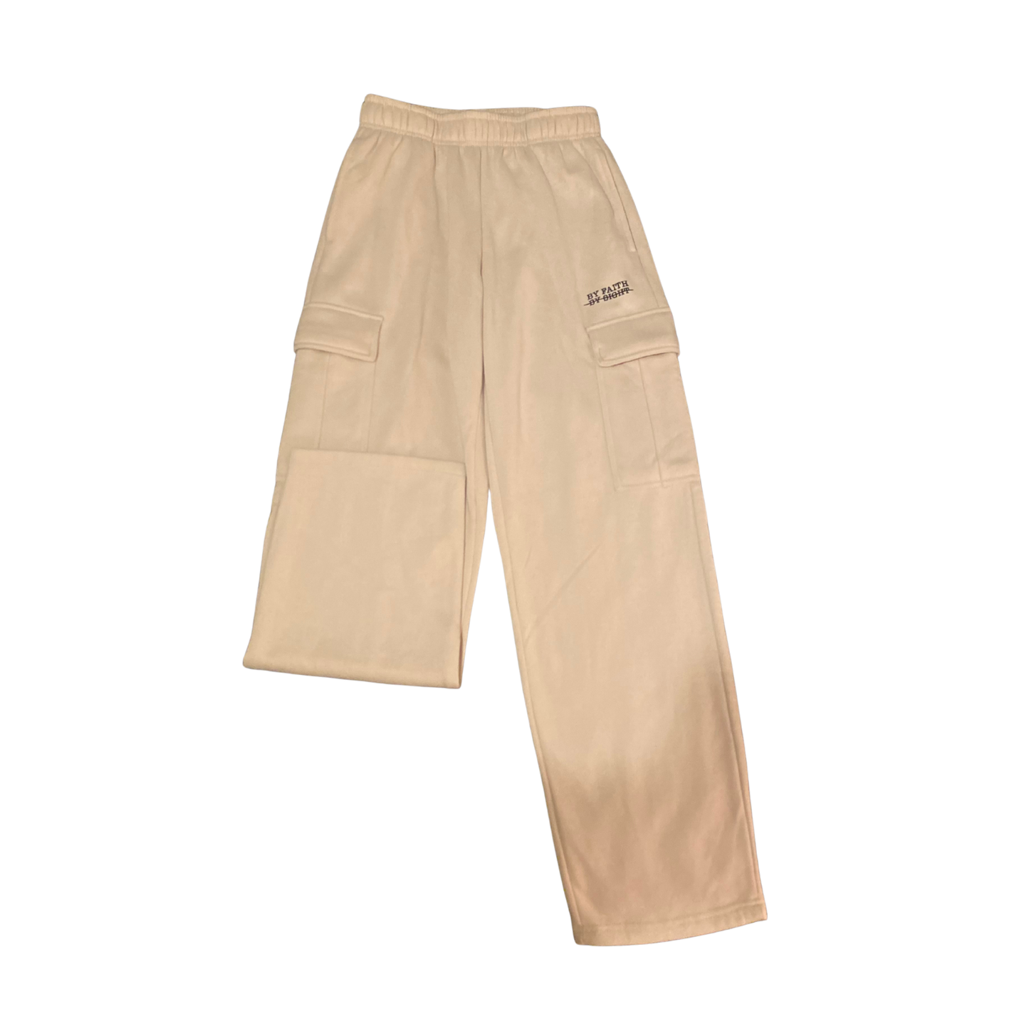 By Faith Wide-leg Cargo Sweatpants